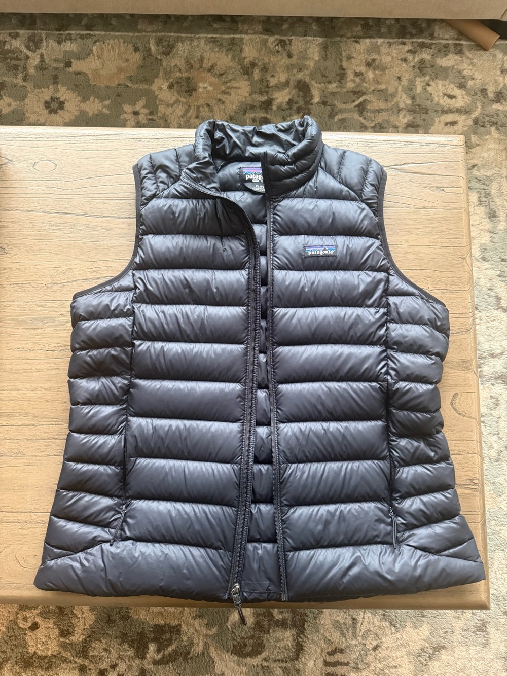 Patagonia Women's Charcoal Quilted Down Vest